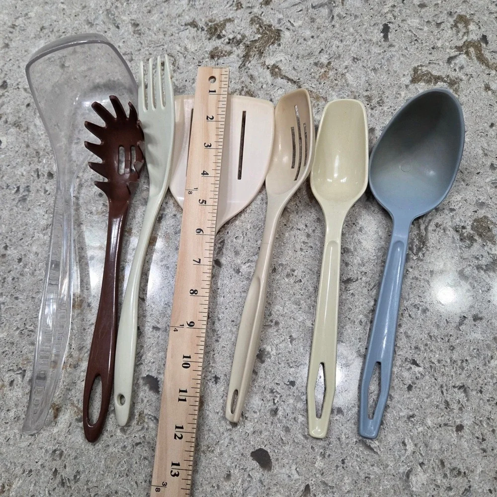Vintage Kitchen Utensil Lot 7pc Foley‎ Ensar Melamine King Kraft Collectible